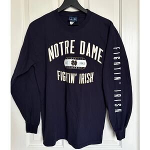 Mens Vintage AS Sports Notre Dame Fighting‎ Irish Athletic Dept LS T-Shirt Sz M